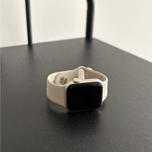 Smartwatch with Cream Band